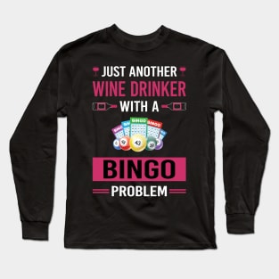 Wine Drinker Bingo Long Sleeve T-Shirt